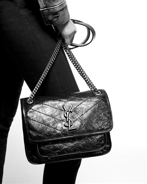 ysl niki baby dimension|YSL baby niki bag.